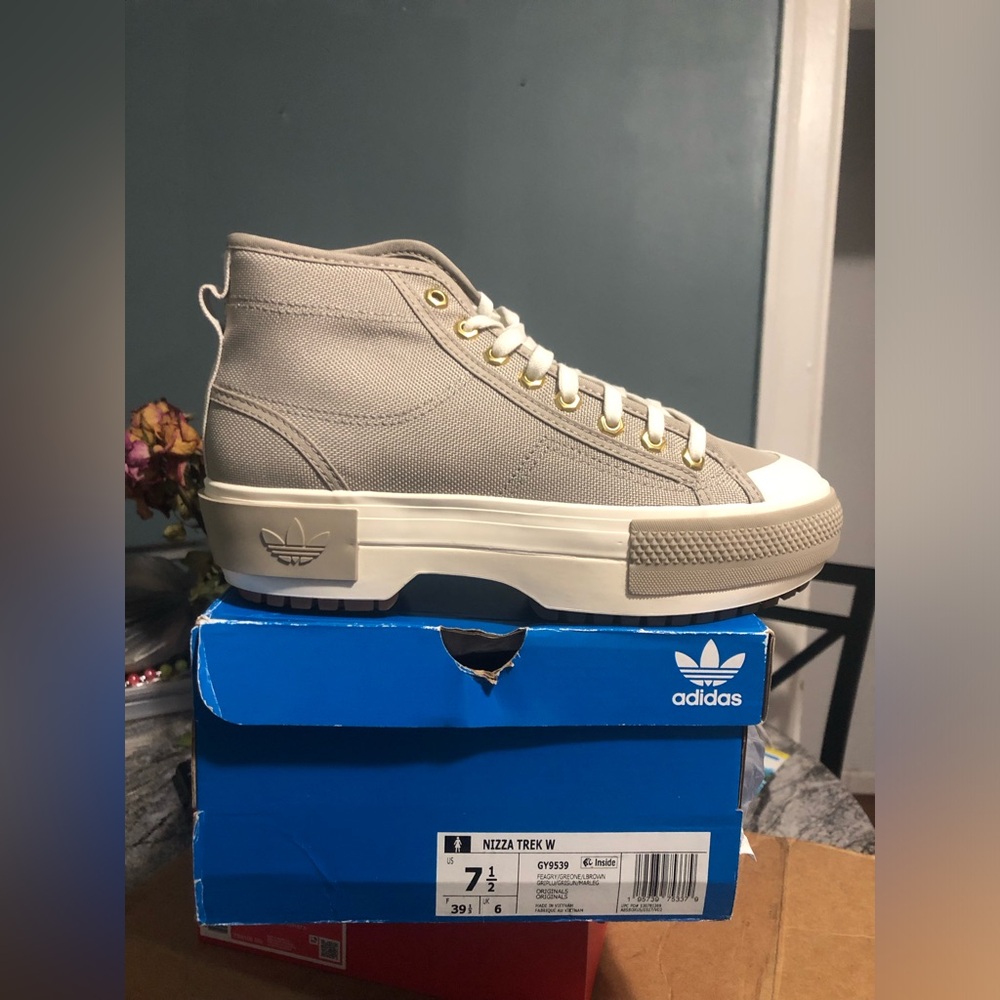 Adidas Nizza Trek W Beige High-Tops